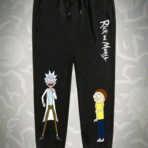 Rick And Morty Black Joggers